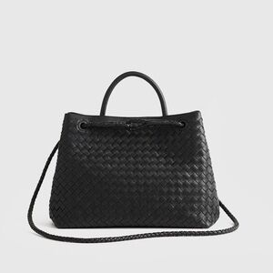 Italian Leather Woven Bag